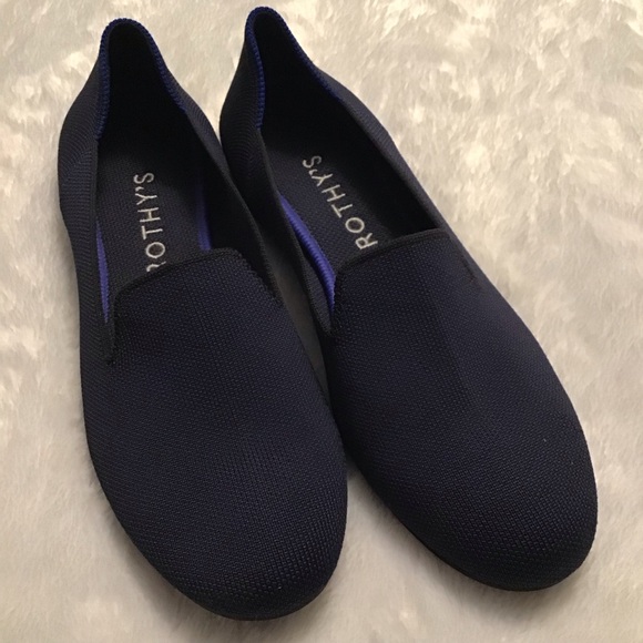 Rothy's The Loafer, Navy Blue. Size 11 Flats, Shoes - Picture 4 of 10